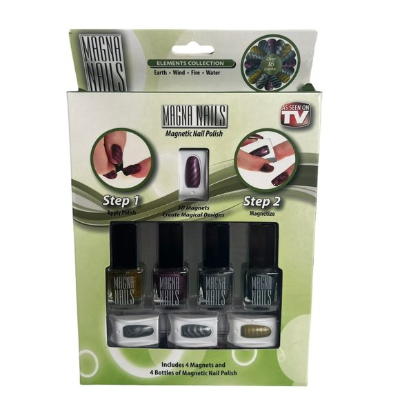 Magna Nails Makeup Magna Nails Nail Polish Set Of 4 As